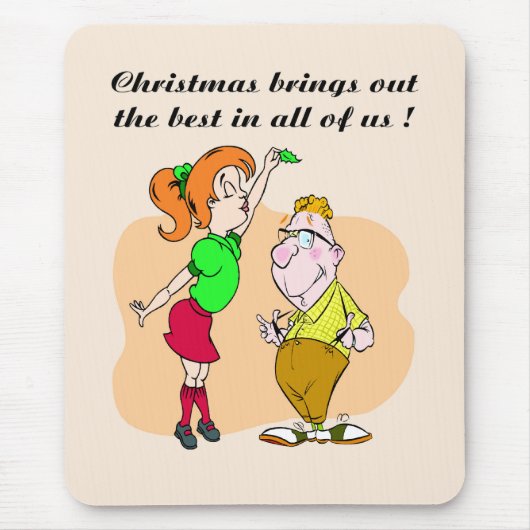 Mistletoe Mouse Pad Mousepad (Vorne)