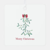 Mistletoe Ornament Aus Metall (Vorderseite)