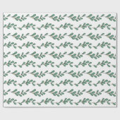 Mistletoe Pattern Geschenkpapier (Flach)