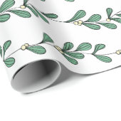 Mistletoe Pattern Geschenkpapier (Rolleneckpunkt)