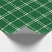 Mistletoe Plaid Geschenkpapier (Ecke)