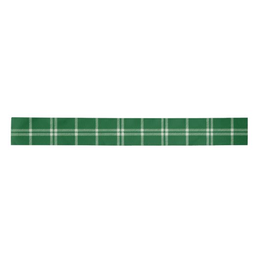 Mistletoe Plaid Satinband (Vorderseite)