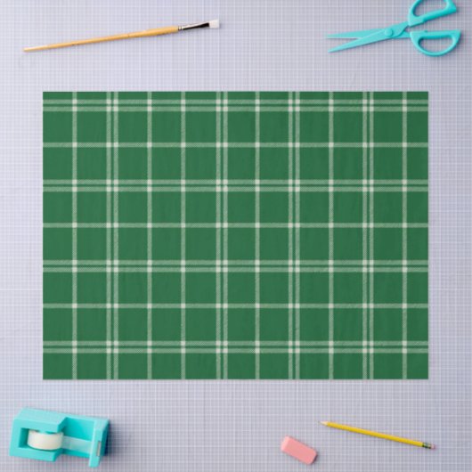 Mistletoe Plaid Seidenpapier (Basteln)