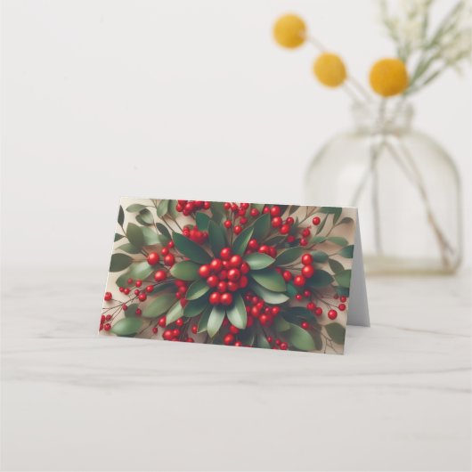 Mistletoe Platzkarte (Rückseite)