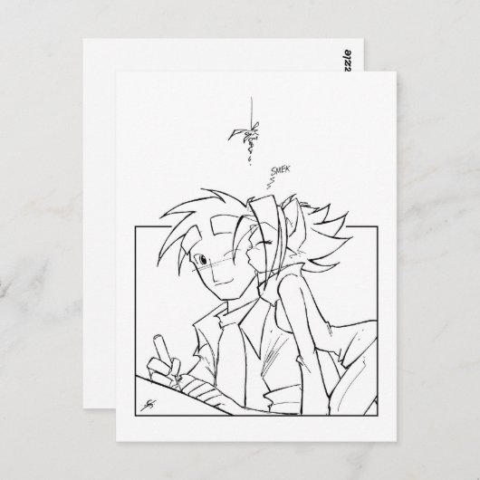 Mistletoe Postkarte (Vorne/Hinten)