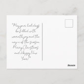 Mistletoe Postkarte (Rückseite)