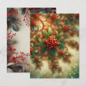 Mistletoe Postkarte (Vorne/Hinten)