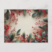 Mistletoe Postkarte (Rückseite)