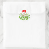 Mistletoe Runder Aufkleber (Tasche)