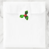 Mistletoe Runder Aufkleber (Tasche)