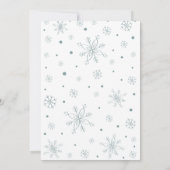 Mistletoe Season of Joy Holiday Card Einladung (Rückseite)