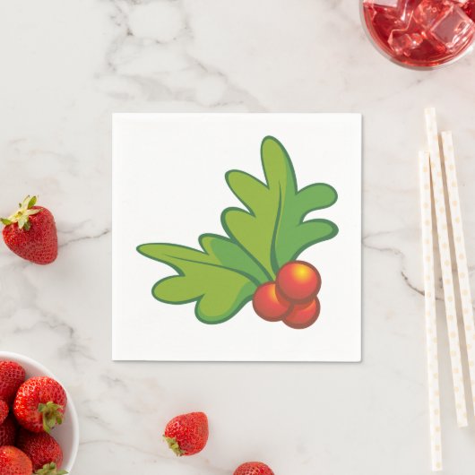 Mistletoe Serviette (Beispiel)