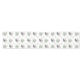 Mistletoe Silver Bells Christmas  Kurzer Tischläufer (Horizontal)