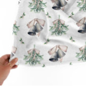 Mistletoe Silver Bells Weihnachten Sherpadecke