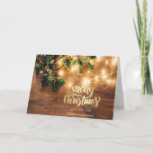 Mistletoe, String Lights, Weihnachten (Vorderseite)