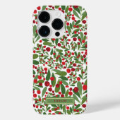 Mistletoe und Hollyberries Weihnachten Case-Mate iPhone Hülle (Rückseite)