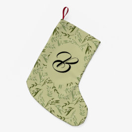 Mistletoe und Küsse. Benutzerdefiniert mit dem Nam Kleiner Weihnachtsstrumpf