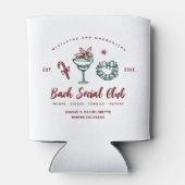 Mistletoe und Margaritas | Christmas Bachelorette Dosenkühler (Rückseite)