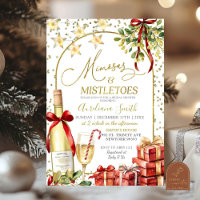 Mistletoe und Mimosas Champagne Bow Brautparty