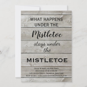 Mistletoe-Weihnachtsfeier Einladung