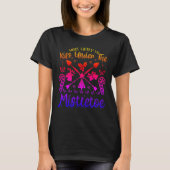Mistletoe Weihnachtstee-Design T-Shirt (Vorderseite)