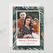 Mistletoe Winter Foliage Frohe Weihnachten 2 Foto (Vorderseite)