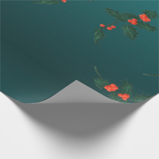 Mistletoe Wrapping Geschenkpapier (Ecke)
