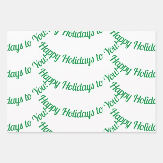 Mistletoe Wrapping Paper Flat Sheet Set 3 Geschenkpapier Set (Vorderseite 3)