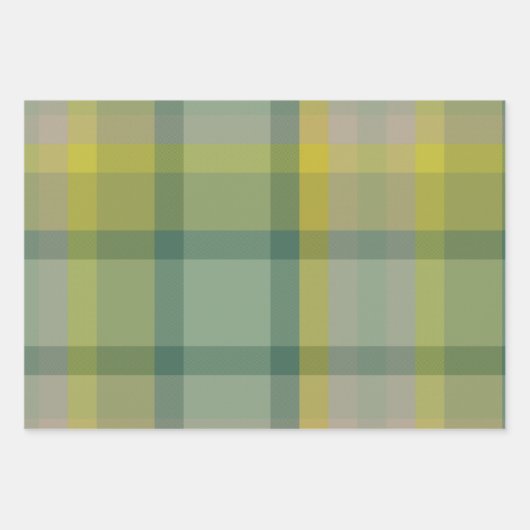 Mistletoe Wrapping Paper Flat Sheet Set of 3 Geschenkpapier Set (Vorderseite)