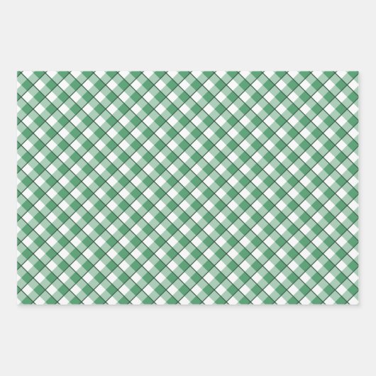 Mistletoe Wreath Foto Collage Weihnachtsmuster Geschenkpapier Set (Vorderseite 3)