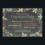 Mistletoe Xmas Party Einladung<br><div class="desc">Rustikales Weihnachts-Party Design. ÄNDERN SIE DEN TEXT EINFACH,  UM IHR PARTY . Rückseite im Lieferumfang enthalten</div>