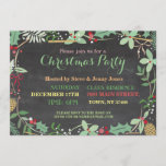 Mistletoe Xmas Party Einladung<br><div class="desc">Rustikales Weihnachts-Party Design. ÄNDERN SIE DEN TEXT EINFACH,  UM IHR PARTY . Rückseite im Lieferumfang enthalten</div>