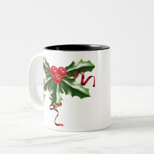 Mistletoe Zweifarbige Tasse (Vorderseite Links)