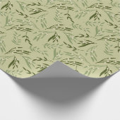 Mistletoe zweigt. geschenkpapier (Ecke)