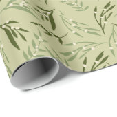 Mistletoe zweigt. geschenkpapier (Rolleneckpunkt)