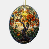 Mistletoin im Viktorianischen Garten Keramik Ornament (Rechts)