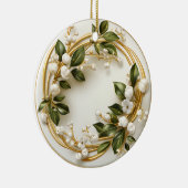 Mistletoin im Viktorianischen Garten Keramik Ornament (Rechts)