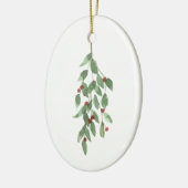 Mistletoine Keramik Weihnachten Keramik Ornament (Links)