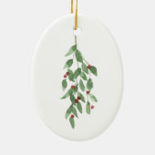Mistletoine Keramik Weihnachten Keramik Ornament (Hinten)