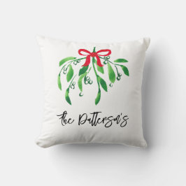 MistletoNAME Weihnachtsfest Kuss Me Keepake Kissen