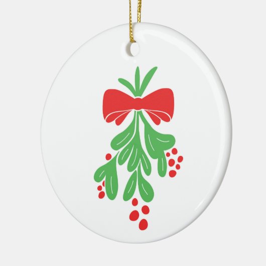 ***MISTLETOORNAMENT*** KERAMIK ORNAMENT (Links)