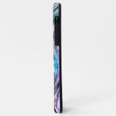 Misto de gradiente e chuviscado, ciano e pink Case-Mate iPhone hülle (Hinten/Links)