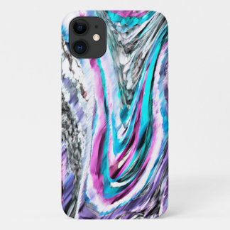 Misto de gradiente e chuviscado, ciano e pink Case-Mate iPhone hülle