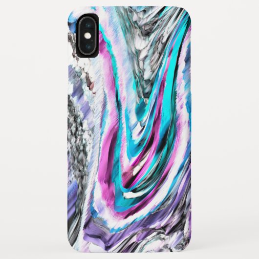 Misto de gradiente e chuviscado, ciano e pink Case-Mate iPhone hülle (Rückseite)