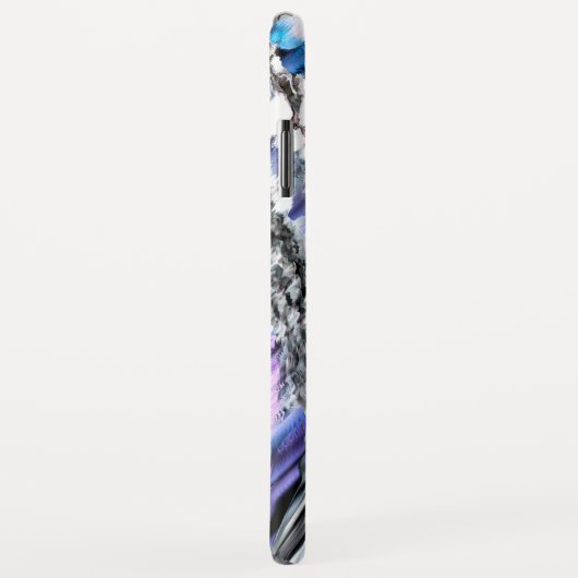 Misto de gradiente e chuviscado, ciano e pink Case-Mate iPhone hülle (Hinten/Rechts)