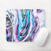 Misto de gradiente e chuviscado, ciano e pink mousepad (Mit Mouse)