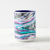 Misto de gradiente e chuviscado, ciano e pink tasse (Zentrum)