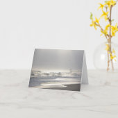 Mistral Abend bei Frisco Pier OBX Note Card Karte (Gelbe Blume)