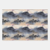 Mistral Asian Style Landschaftsmuster Geschenkpapier Set (Vorderseite 3)