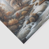 Mistral Autumn River Rapids Vintag Style Decoupage Seidenpapier (Ausschnitt)